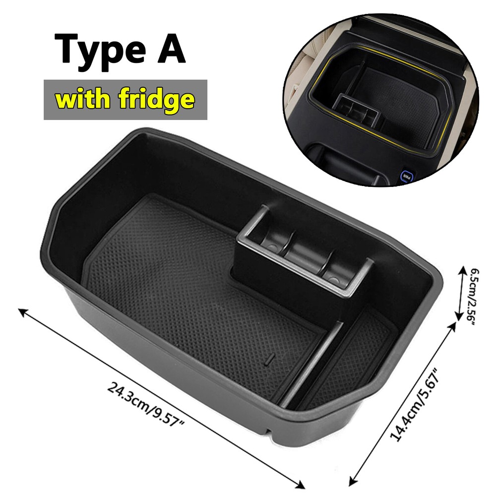 For08- Land Cruiser Center Console Tray Interior Armrest Storage Box Accessories