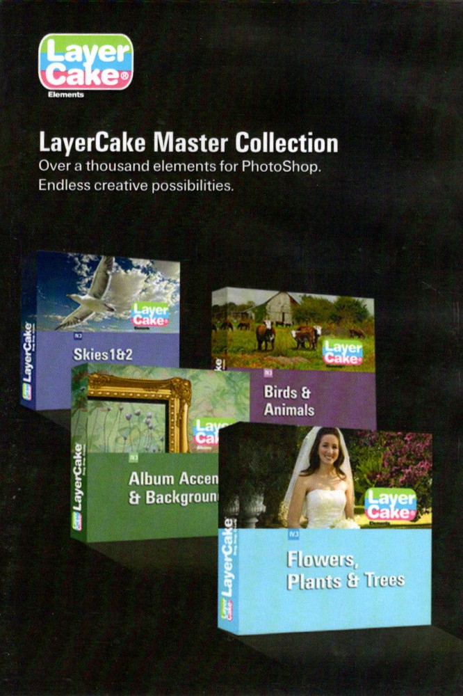 ☆ ☆ ☆ ☆ ☆ LAYERCAKE Master Collection ☆ Layer Cake App ☆ 4 Discs ☆  FREE SHIP