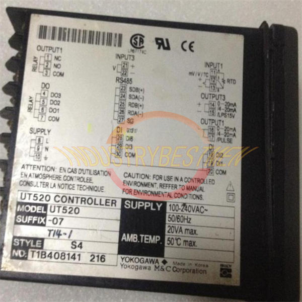 1PC Yokogawa UT520-07 UT520 Temperature Controller USED