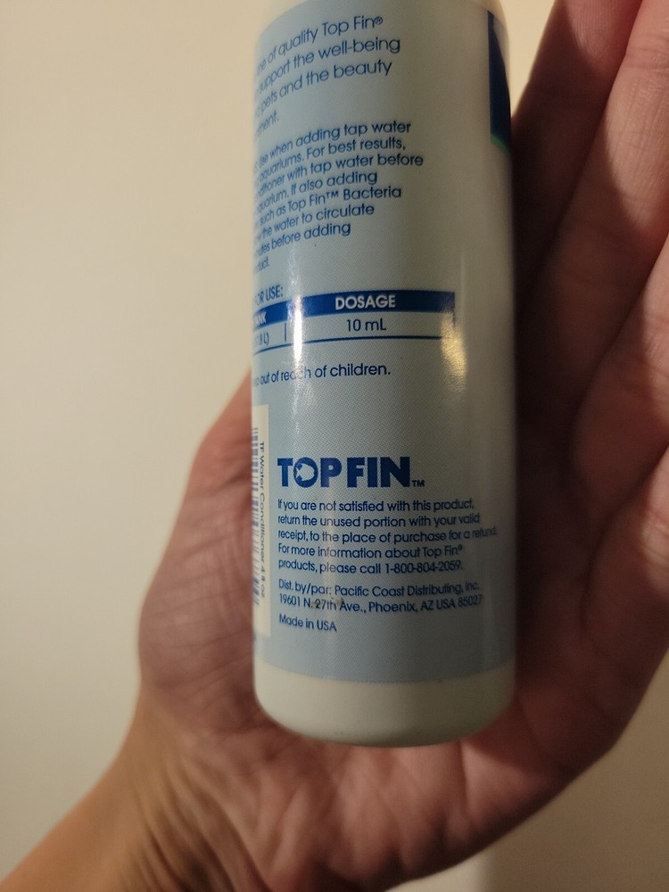 Top Fin Water Conditioner BRAND NEW