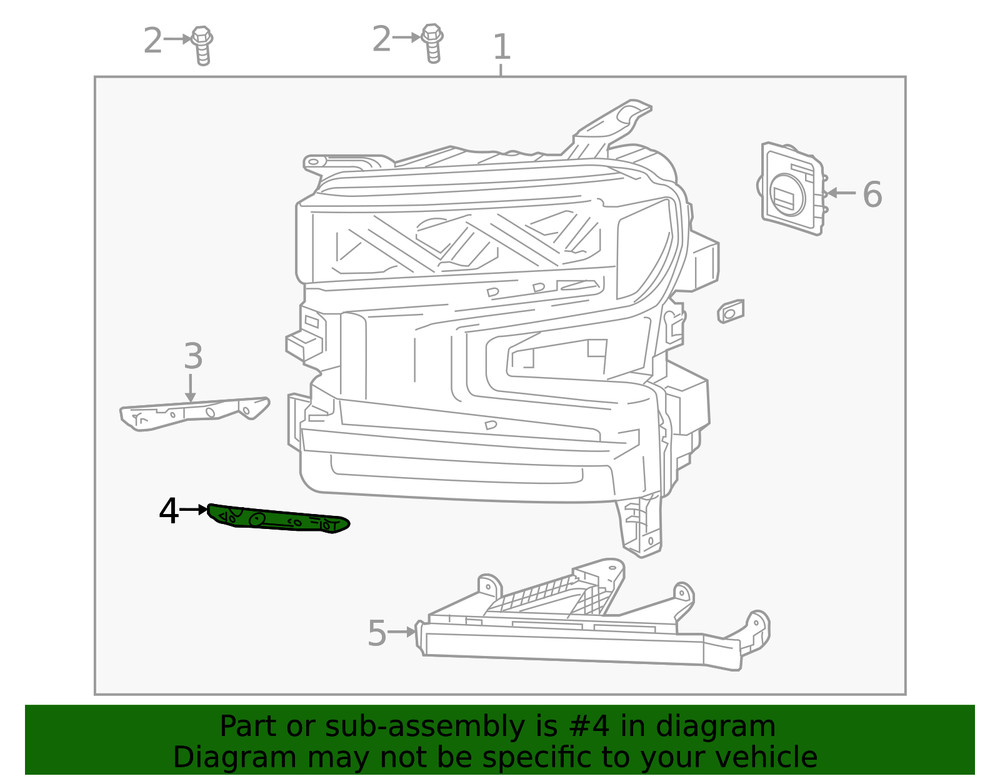 Genuine GM Lower Bracket 84877533