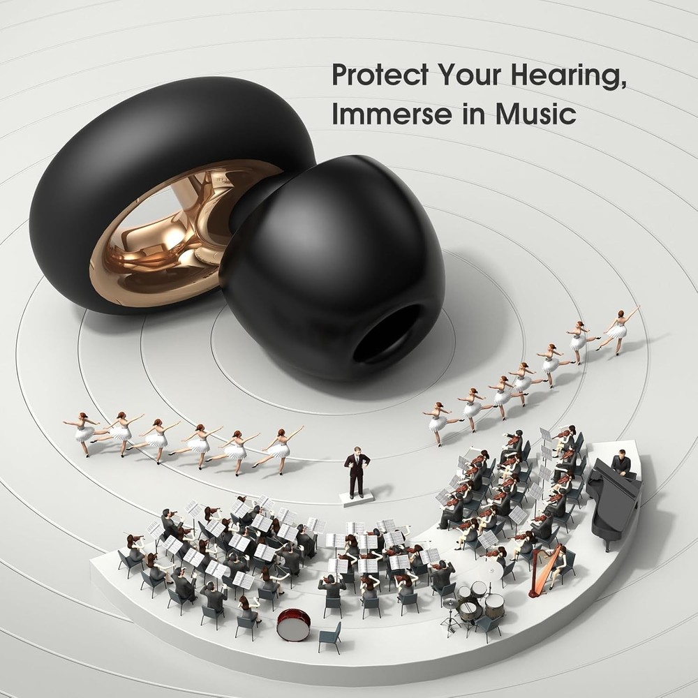 Ear Plugs for Sleeping Noise Cancelling, Reusable Soft Plugs 8 EarTips for Work