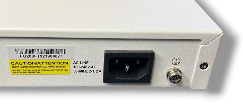 Fortinet FortiGate FG-200F Network Security Firewall (1 YEAR WARRANTY)