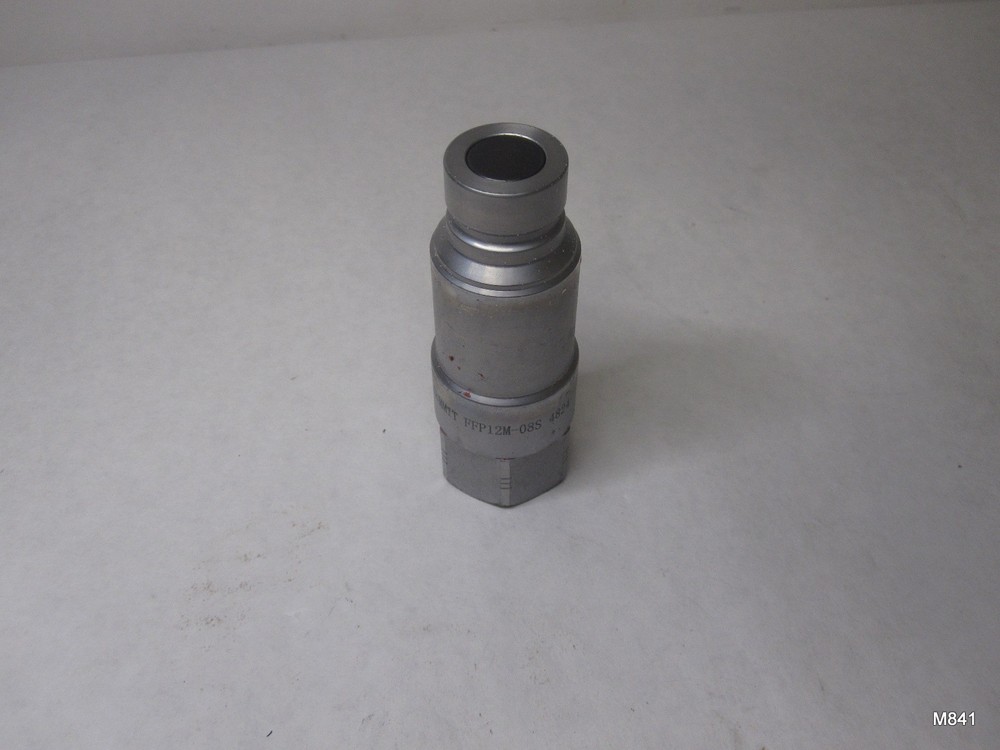 Flat Face Connect Under Pressure Hydraulic Quick Connect Male Coupler, #8 SAE