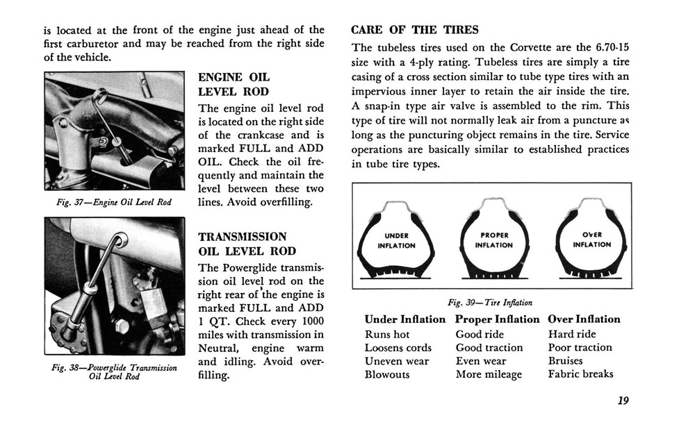 1956 Chevrolet Corvette Owner's Manual