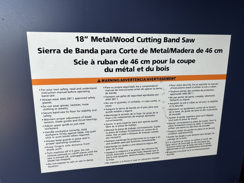Metal Cutting Band Saw