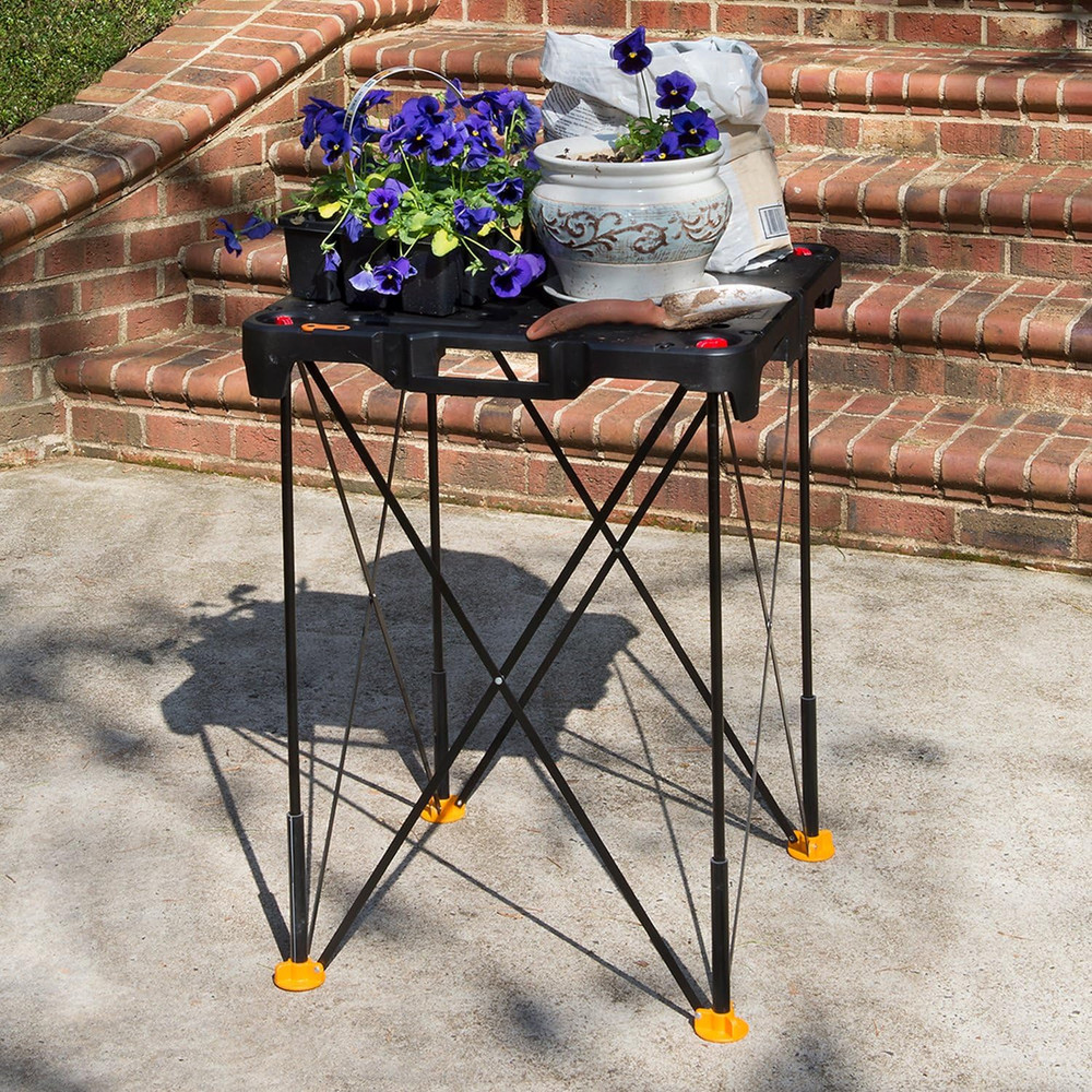 WX066 Sidekick Folding Work Table, Portable All-In-One Work Bench