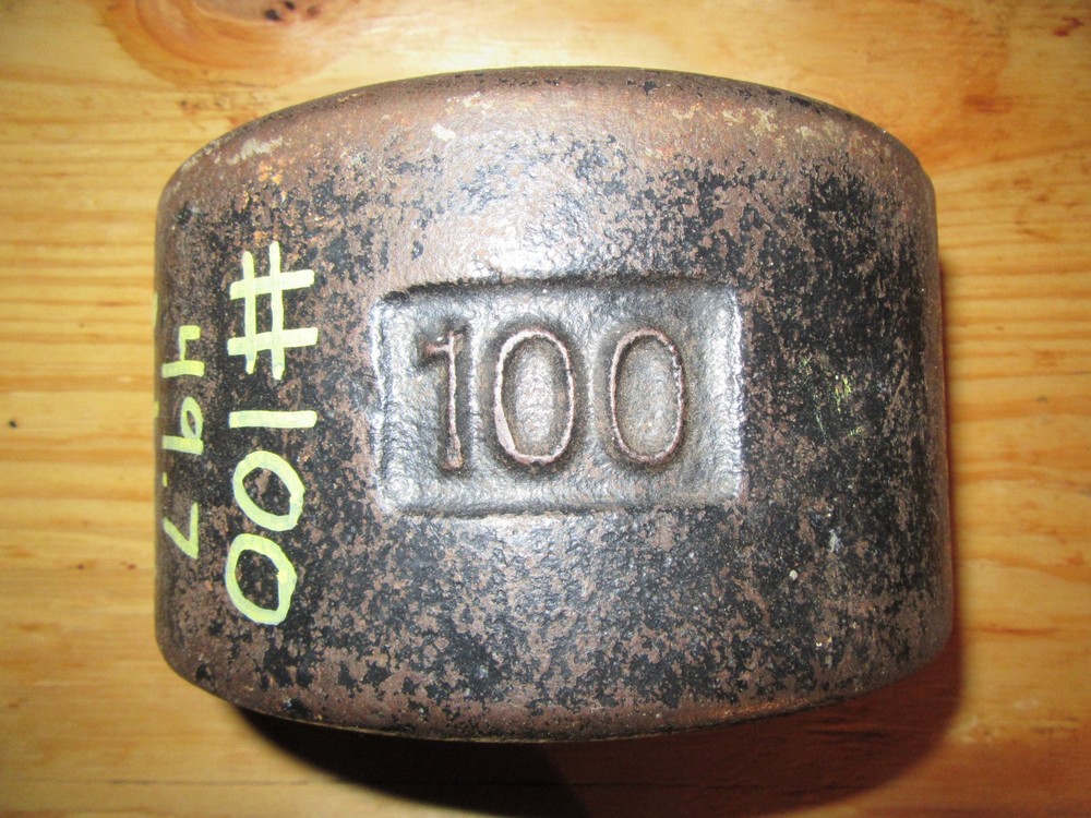 YORK Roundhead Half 100 Pound Blob Grip Number Side 2nd Generation