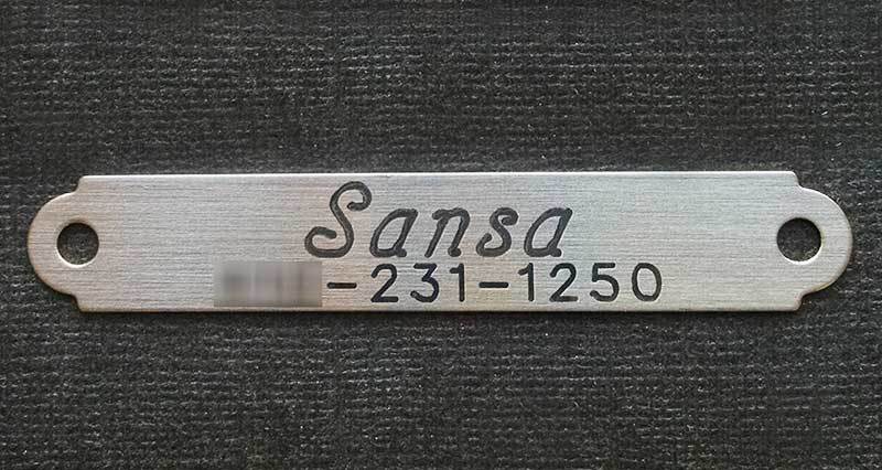 HALTER PLATE SMALL or LARGE SADDLE 3" x 1/2" SOLID NICKEL SILVER ENGRAVED