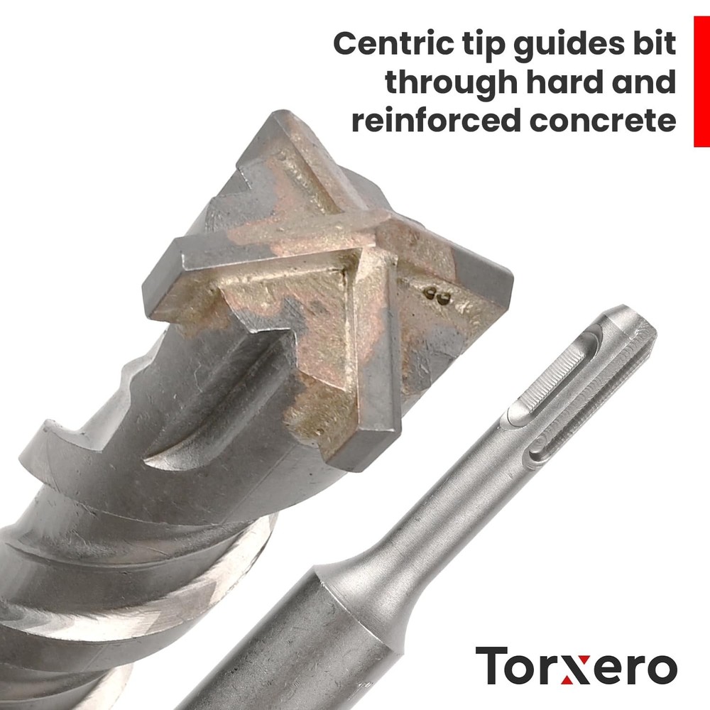 1-1/2 X 21 in SDS Plus Bits, Rotary Hammer Drill Bits, Carbide, Masonry Drill...