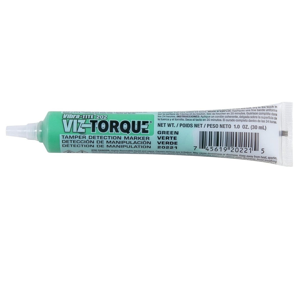 Bright Green Tamper Detection Marker - Precision Torque Identification Tool