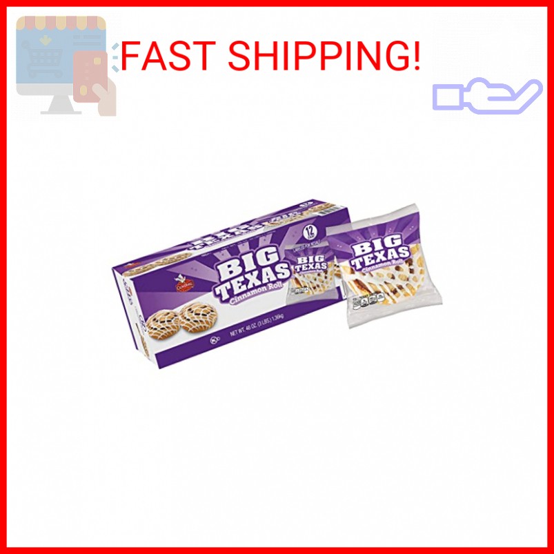 Big Texas Cinnamon Roll (4oz / 12pk)