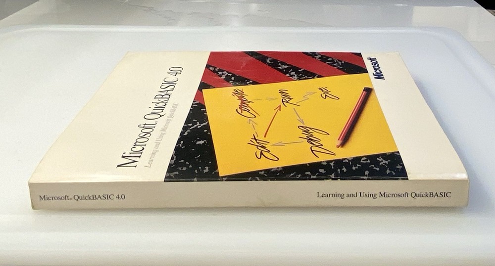 Microsoft QuickBASIC 4.0 Manual, Learning and Using QuickBASIC - 1987