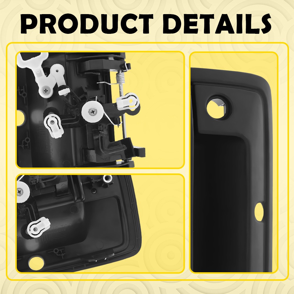 Rear Tailgate Latch Handle Black For 2014-2015 Chevy Silverado / GMC Sierra