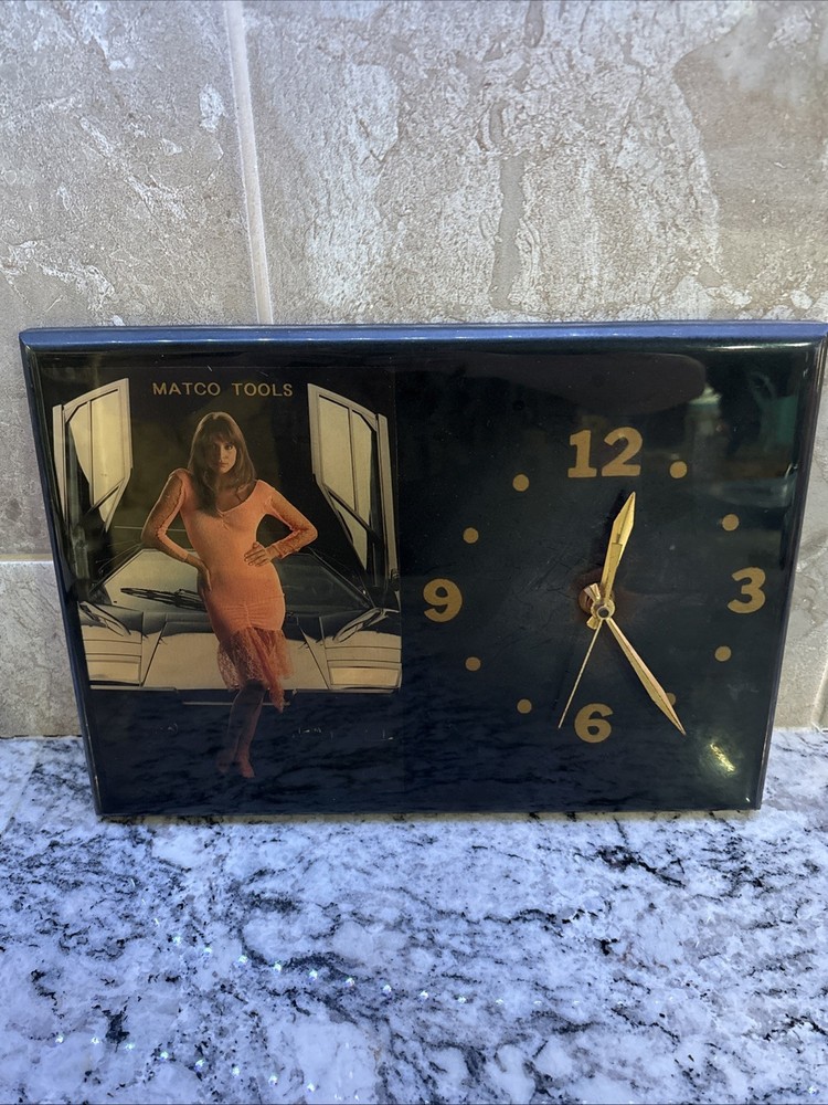 Vintage Matco Tools Clock Works And Tested!