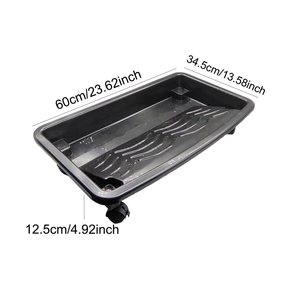 Paint Roller Tray with Wheels Multifunctional DIY Home Roller Brush Holder