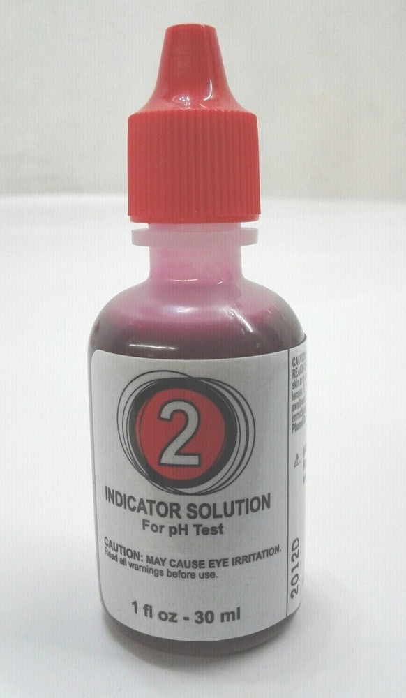 Poolmaster Pro 22392 Test Kit Indicator Solutions #2 Phenol Red 12 Pack 1oz Each