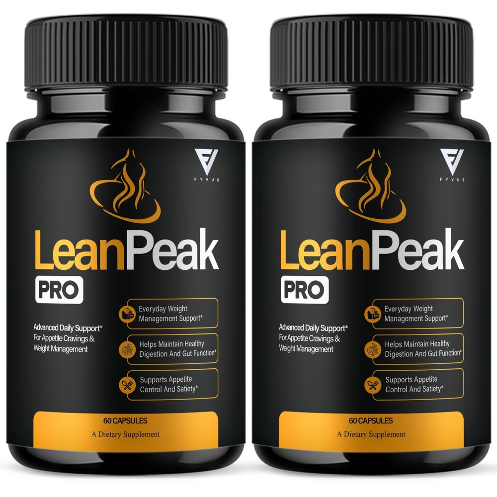 (2 Pack) Lean Peak Pro Capsules, LeanPeak Daily Formula Support (120 Capsules)