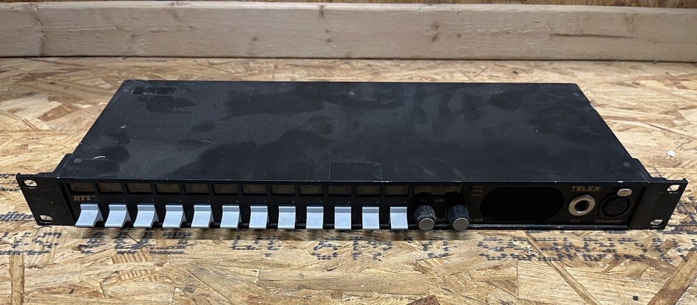 UNTESTED TELEX RTS KP12L BLACK 12 Position Lever Key Panel Intercom