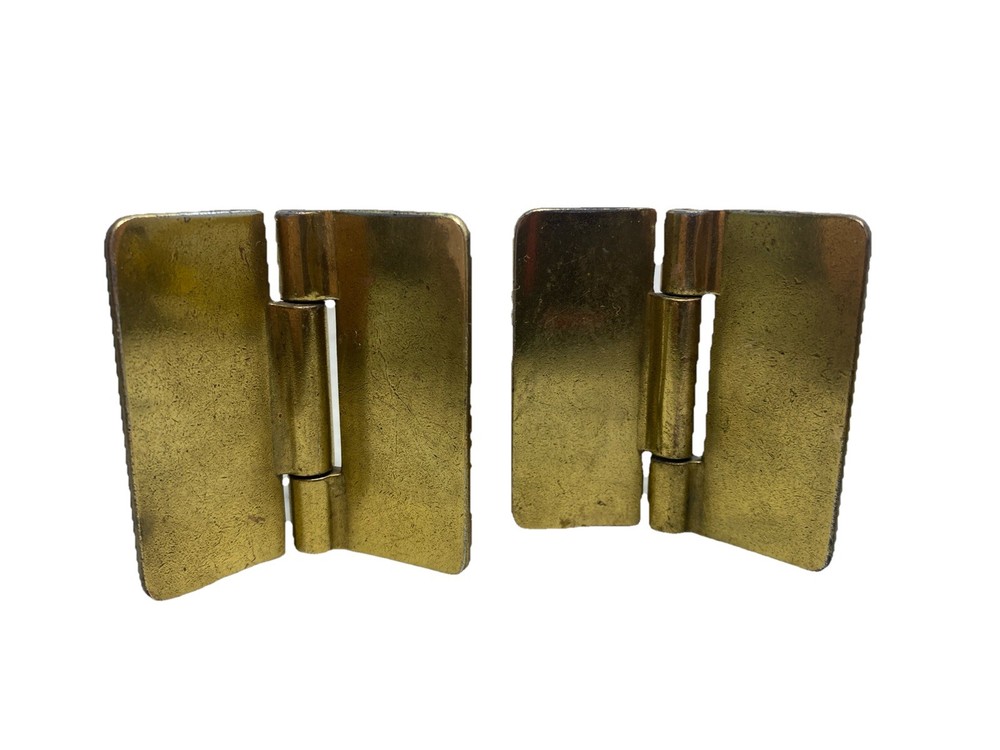 Solid Brass Butterfly Hinge 2 1/16” Set Of 2 180 Degree Fold Vintage