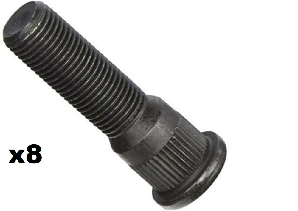 Eight (8) Dexter 1/2"-20 x 2" Press-In Trailer Wheel Stud Lug Axle Hub .61