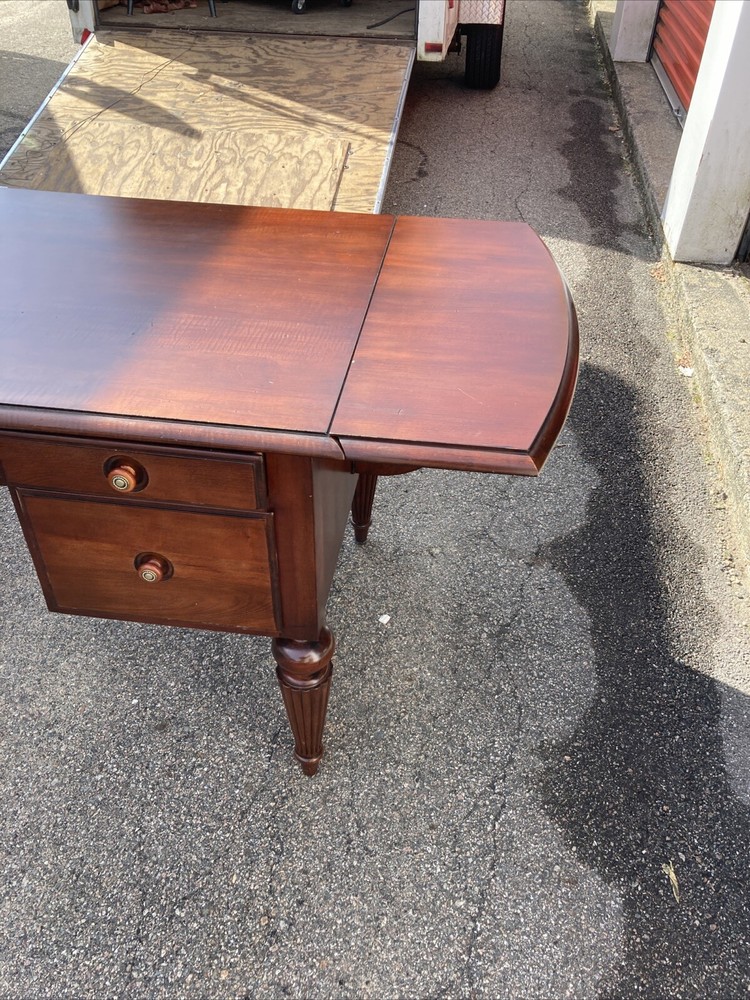 Beautiful Ethan Allen British Classics solid wood desk From Estate