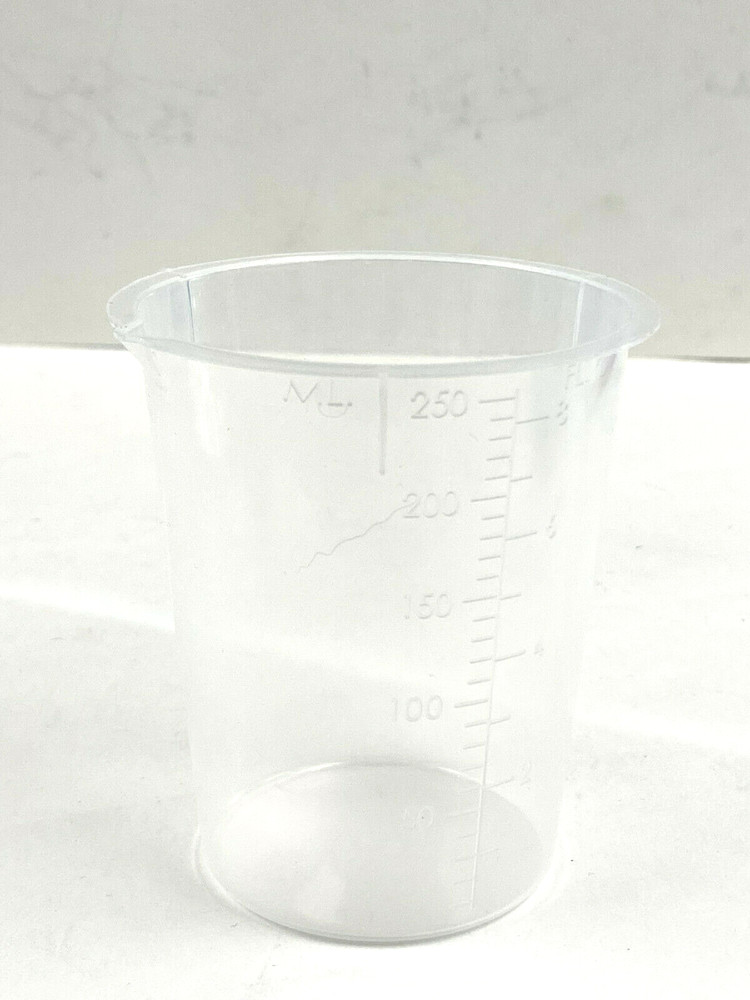 Plastic 250 mL Pouring Cups with Spout
