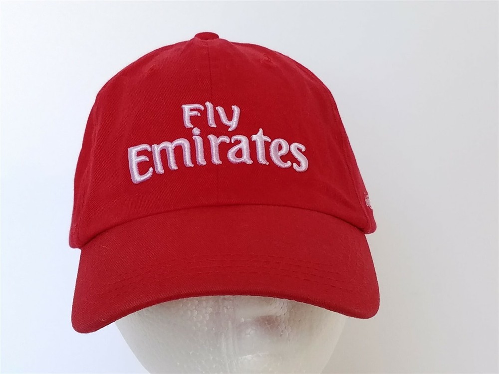 Fly Emirates New York City 2013 Red Ball Cap Hat Strapback