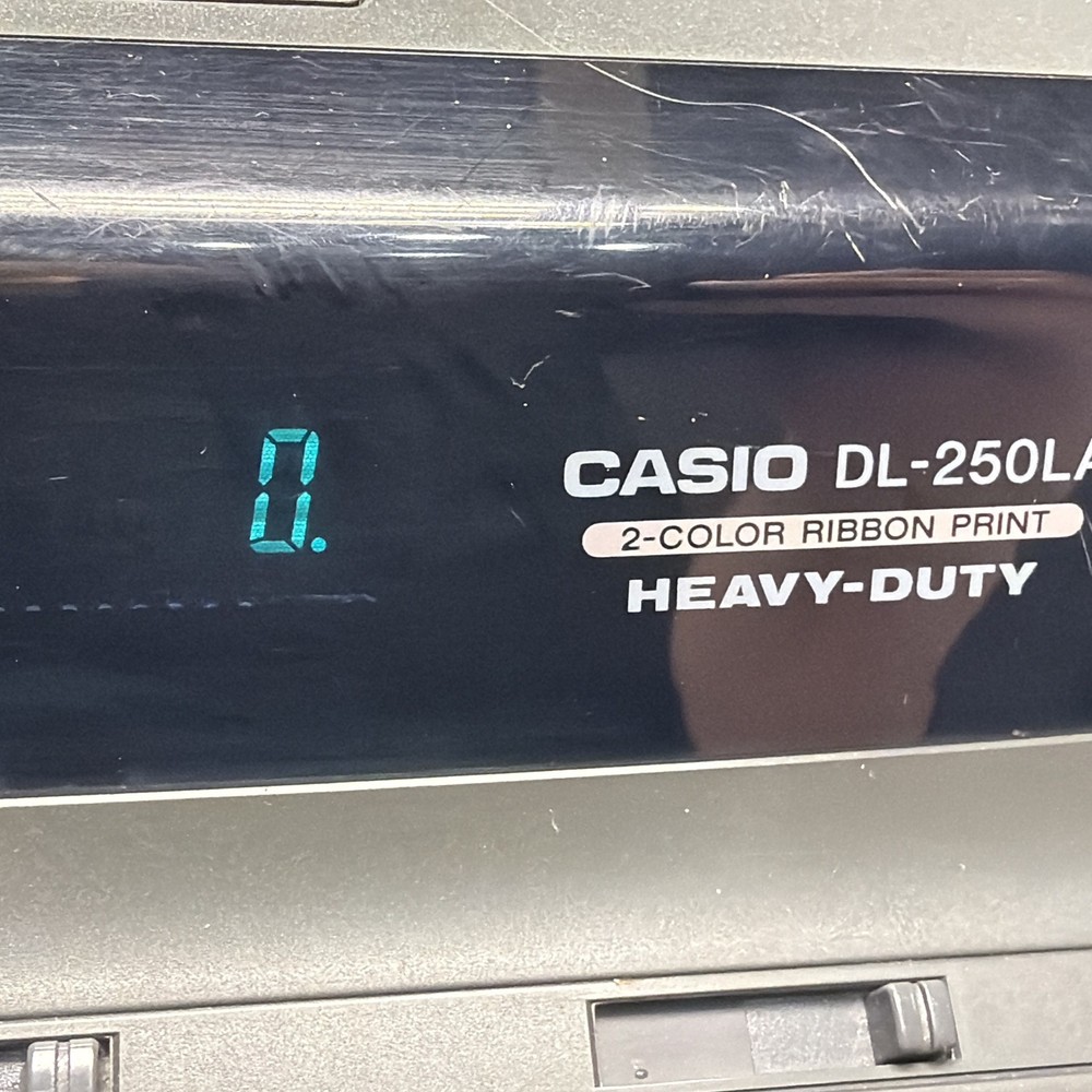 Casio DL-250LA Heavy Duty Printing Calculator Adding Machine Tested