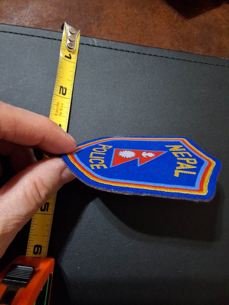 NEPAL POLICE - FELT SHOULDER PATCH- RARE NOS