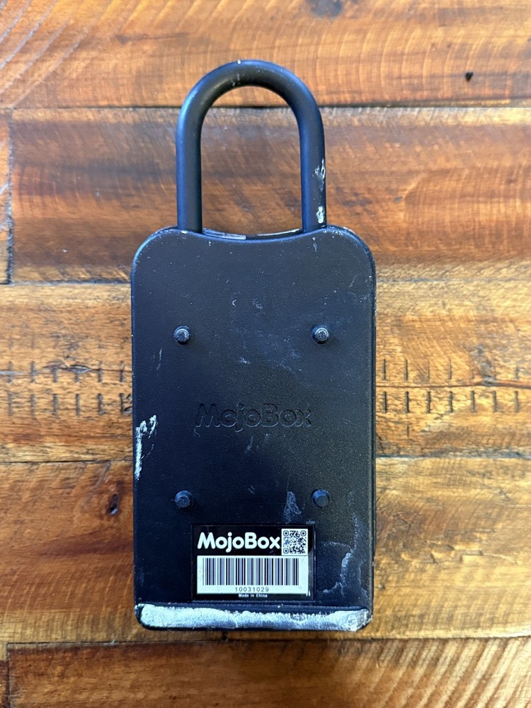 MojoBox, Digital Lockbox, Bluetooth Key iOS/Android App Black