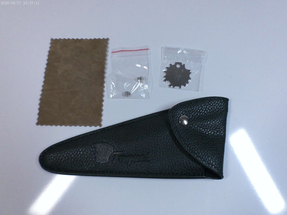 Fagaci Razor Thinning Shears with Case & Accessories. Left Hand.