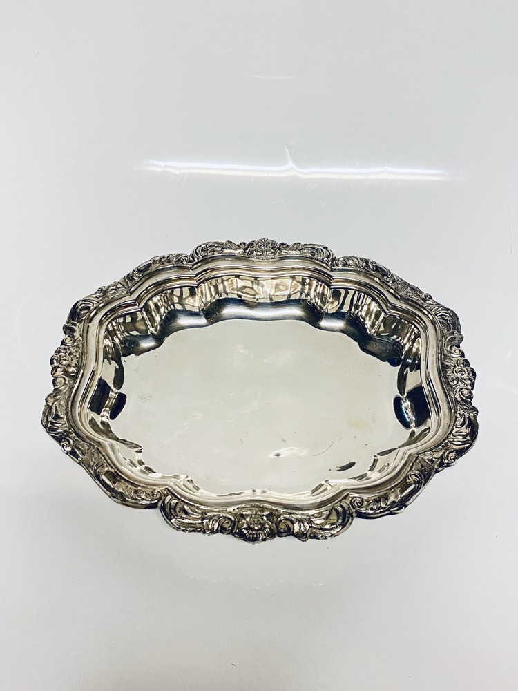 Barbour International Silver Plate Covered Entree Severing Dish