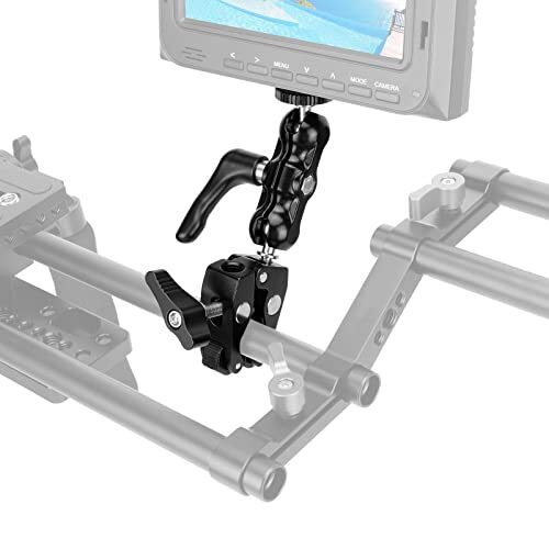 Multi-Functional Ballhead Clamp Magic Arm Adapter with Bottom Clamp Super Rob...