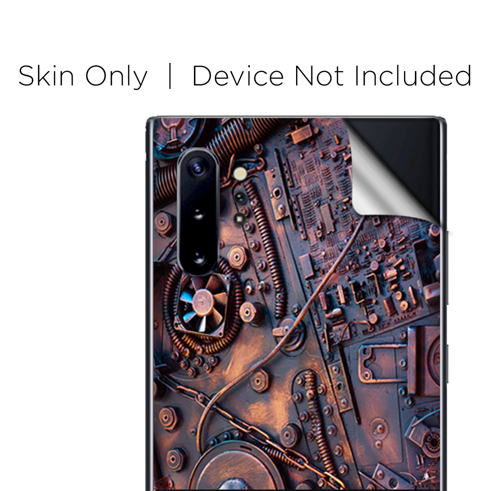 Skins Decal Wrap for Samsung Note 10 Plus Steampunk Metal Panel Vault Gear