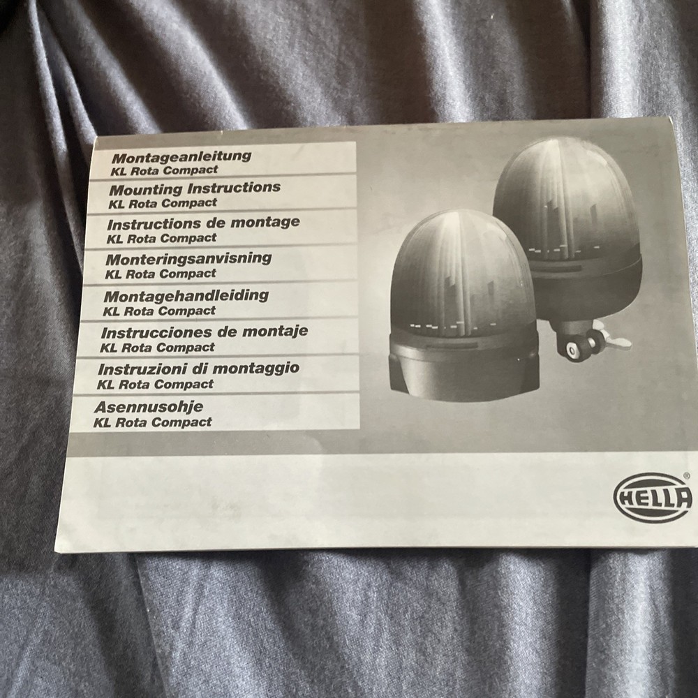 HELLA Universal Rotating Beacon 12V 2RL009506-201