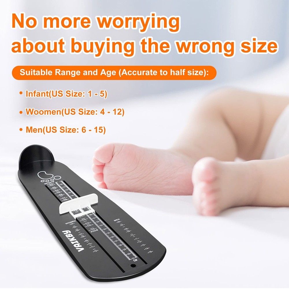 Foot Measurement Device, Shoe Sizer Measuring Devices Ruler Sizer for ...