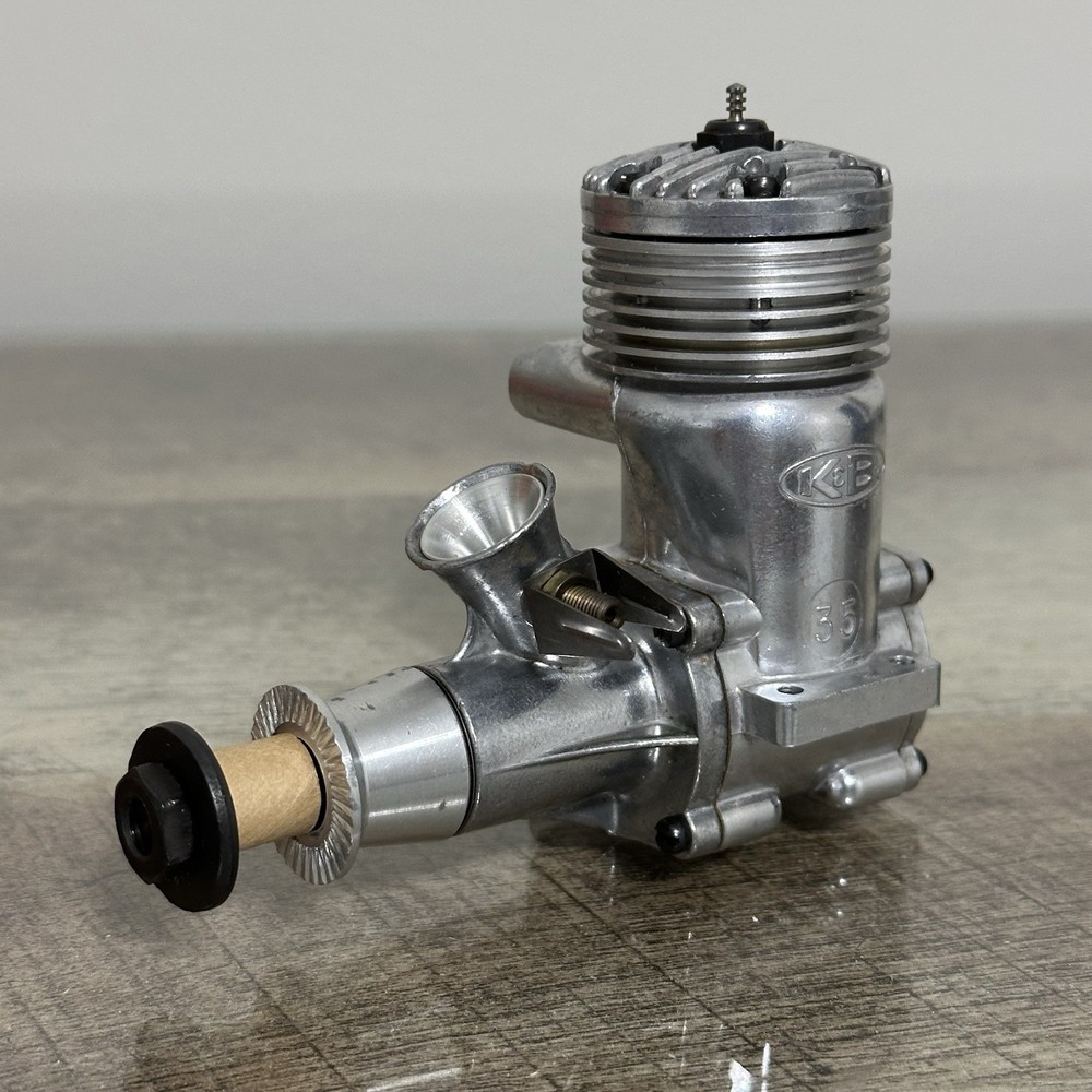 K & B Model Engine Airplane Engine No.7860 .35 R/C Front Rotor Engine Only