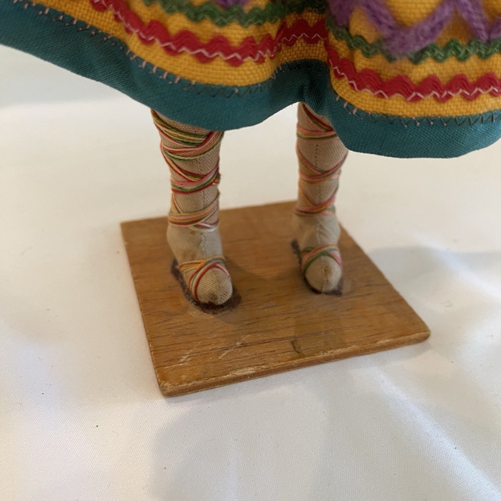 Peruvian Folk Art Doll 12 Inches
