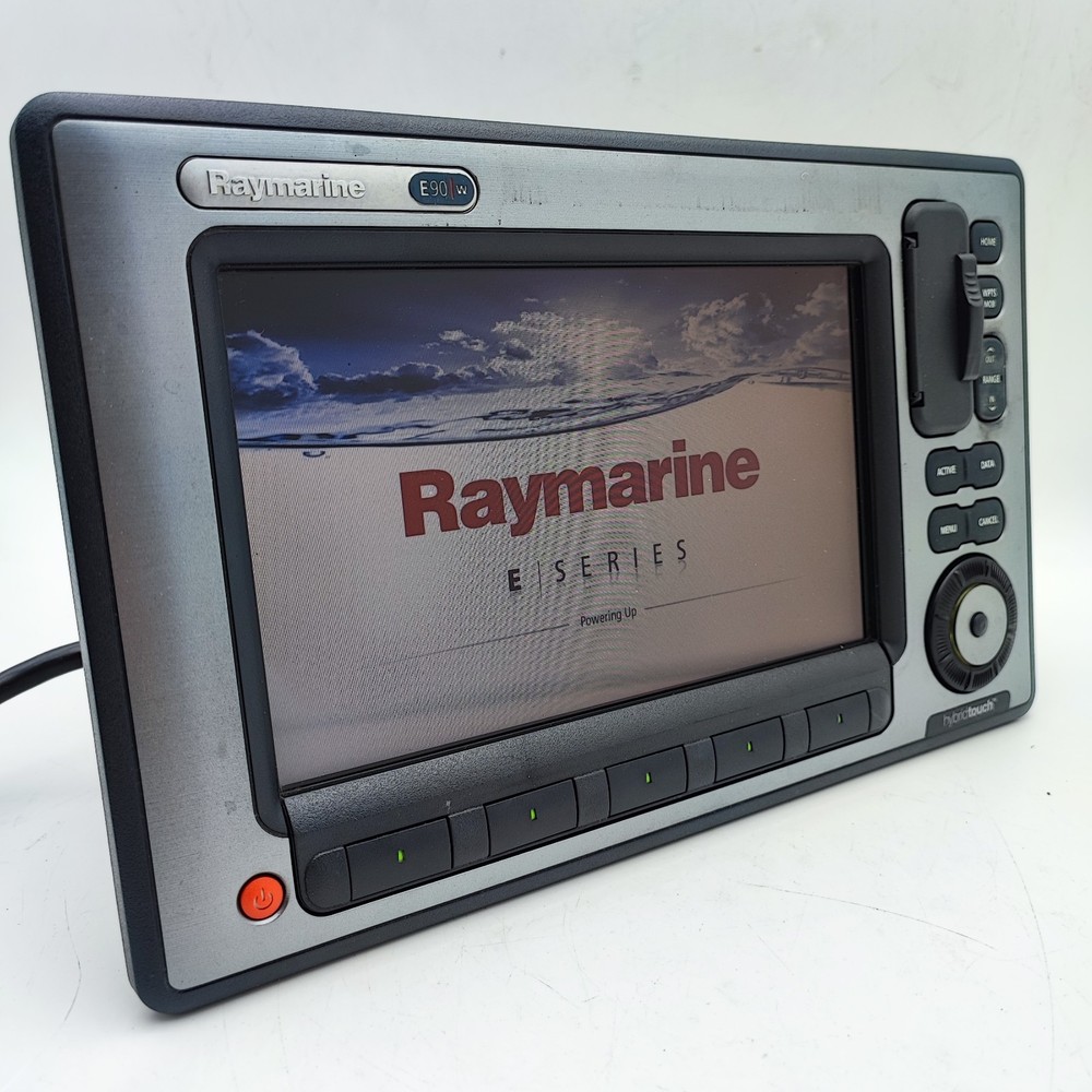 Raymarine E90W Chartplotter GPS Fishfinder Radar MFD Boat Marine Navigation