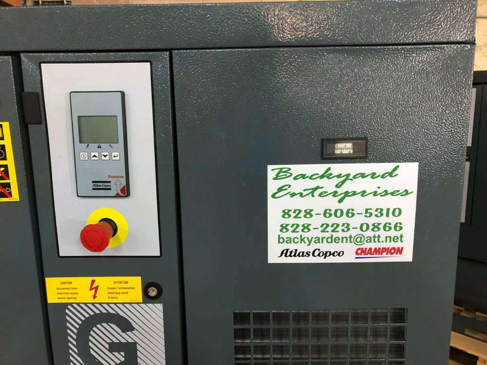 20 hp Atlas Copco G15FF rotary air compressor