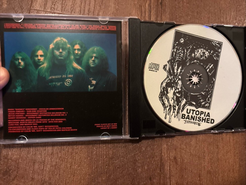 NAPALM DEATH UTOPIA BANISHED CD
