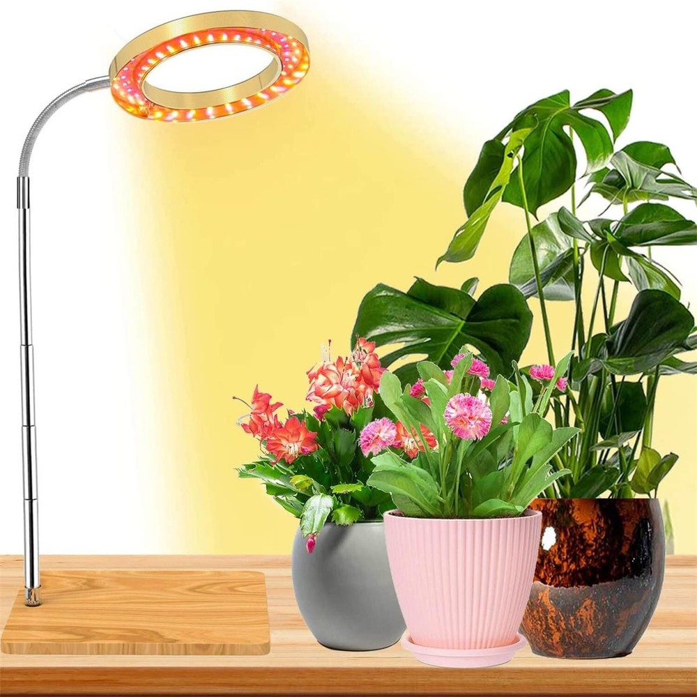 Grow Lights Plants Full Spectrum LED Plant Light Adjustable Automatic Timer