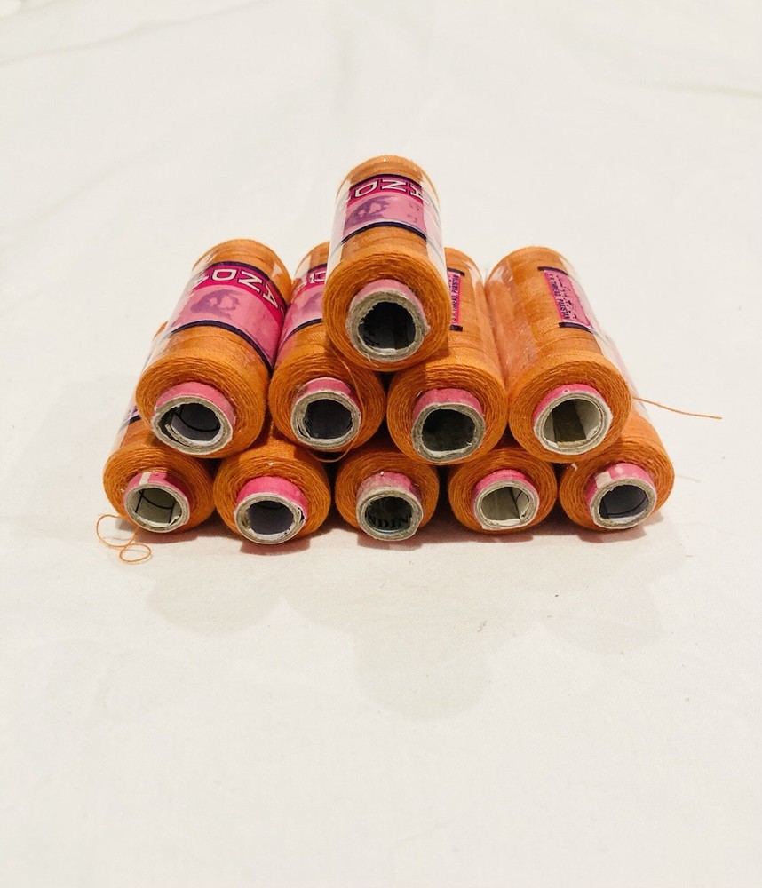 20 piece  Orange Color Polyester Sewing Thread  200 Yard Each Spool