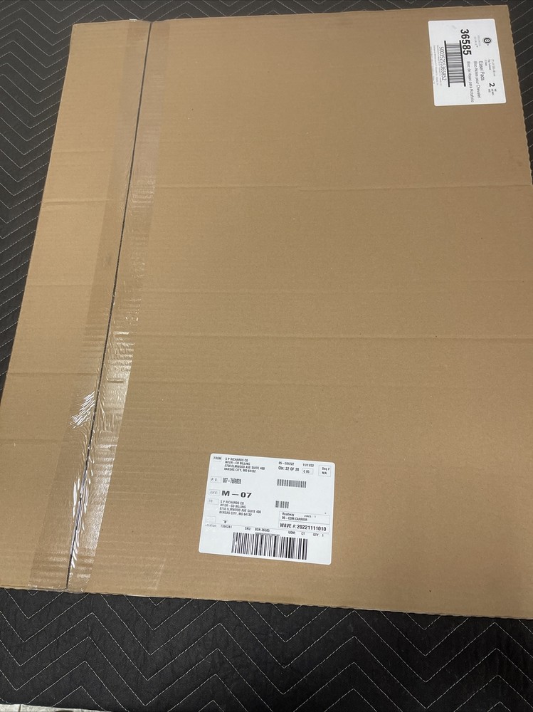 Business Source Standard Easel Pads Plain 27"x34" 50 Sheets 2/CT White 36585