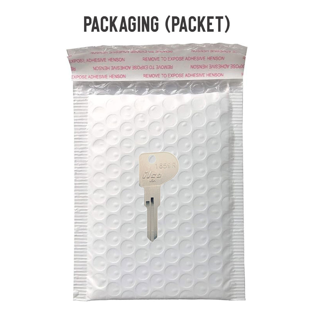 1659R Key Blank – Nickel