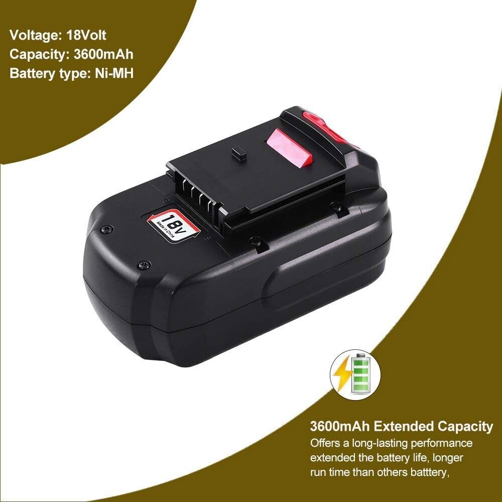 18V 18-Volt 4800mAh Battery Replace For Porter Cable PC18B Cordless Tools PC188
