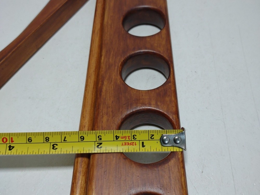 Wooden Scarf Hanger 11 Hole Organizer
