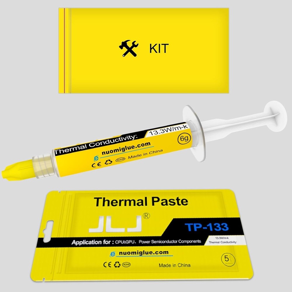 Thermal Paste, 6g CPU Paste Thermal Compound Paste Heatsink for IC/Processor/...