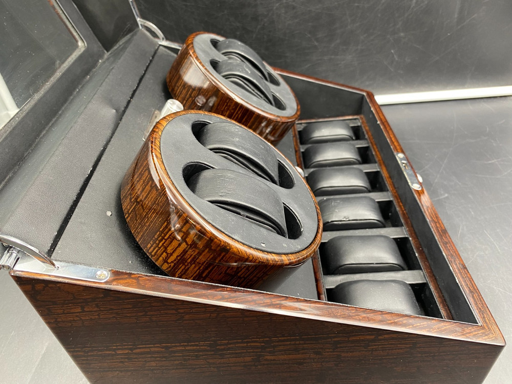 Steinhausen Automatic 4 + 6 Watch Winder & Storage Display Case